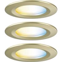 Paulmann 92445 LED-plafondlamp, LED-inbouwlamp 6 W Goud (mat)