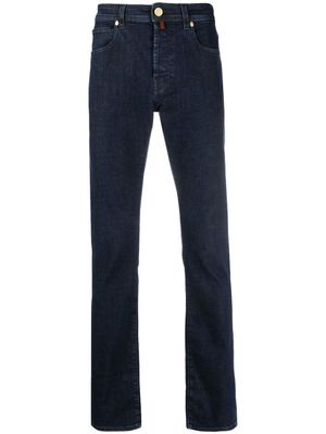Billionaire jean à patch logo - Bleu