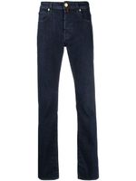 Billionaire jean à patch logo - Bleu