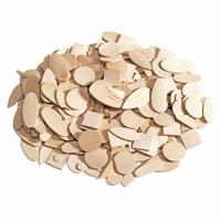 Colorations - houten geografische vormen, 1000st.