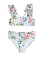 Molo bikini Nice à fleurs - Bleu - thumbnail