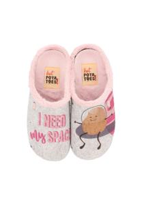 Hot Potatoes Pantoffels Ligist 64640 Grijs-33 maat 33