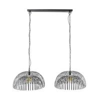 Hoyz Collection - Hanglamp 2L Bend - Charcoal - thumbnail