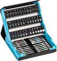 Hazet smartcase bitset 2200sc-3 | 1/4 inch (6,3 mm) zeskant massief | sleufprofiel, kruiskop profiel ph, pozidriv-profiel pz | 96-delig | 2-8 | ph1-ph3 | pz1-pz3 | t6-t40 - 2200sc-3