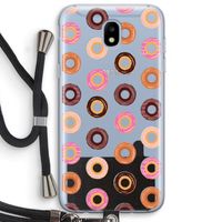 Donuts: Samsung Galaxy J5 (2017) Transparant Hoesje met koord