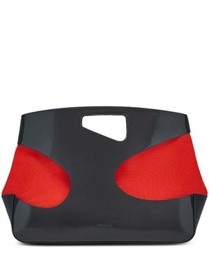 Ferragamo sac à main à découpes - Noir