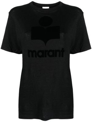 MARANT ÉTOILE t-shirt Zewel à logo floqué - Noir