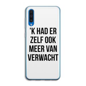 Meer verwacht: Samsung Galaxy A50 Transparant Hoesje