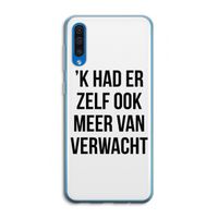 Meer verwacht: Samsung Galaxy A50 Transparant Hoesje
