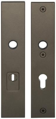 Formani Square LSQSM-50KT massieve veiligheidsschilden met kerntrekbeveiliging kruk/kruk SKG*** PC72 - brons