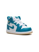 Jordan Kids baskets mi-montantes Air Jordan 1 'Aquatone' - Blanc