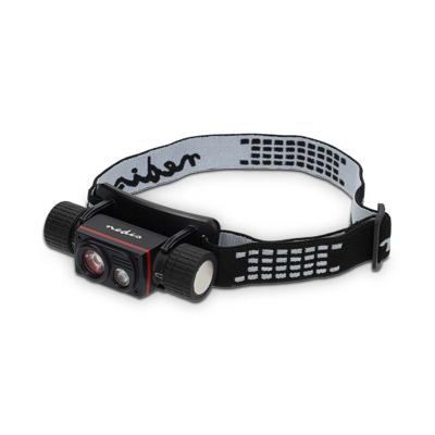 Nedis LED hoofdlamp | Batterij Gevoed / USB Gevoed | 3.7 V DC | Incl. batterij(en) | Oplaadbaar | Nominale lichtstroom: 1000 lm | Lichtbereik: 180 m -