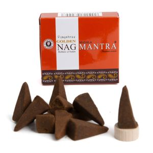 Golden Nag Mantra Wierookkegels (1 pakje)