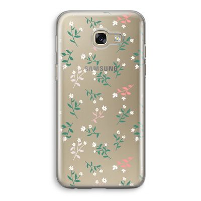 Small white flowers: Samsung Galaxy A5 (2017) Transparant Hoesje