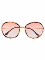 TOM FORD Eyewear lunettes de vue à monture ronde - Marron