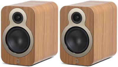 Q Acoustics 3020c Boekenplank Speakers (per paar) -Eiken
