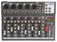 Vonyx VMM-F701 7 kanaals muziekmixer met effect en USB speler - thumbnail