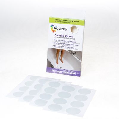 Anti-slip sticker rond 35 mm transp.(32)