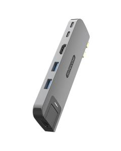 Sitecom 6 in 2 MacBook Multiport Hub dockingstation USB-C, HDMI, USB-A