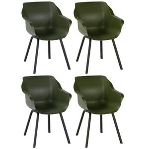 Hartman Sophie Element Tuinstoel - Set van 4 - Moss Green