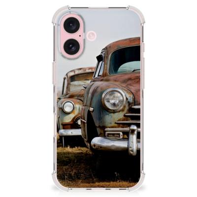 iPhone 16 Anti-shock Hoesje met foto Vintage Auto iPhone 16 Anti-shock Hoesje met foto Vintage Auto