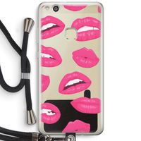 Bite my lip: Huawei Ascend P10 Lite Transparant Hoesje met koord