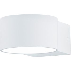 LED Wandlamp - Trion Lapaco - 4W - Warm Wit 3000K - Rond - Mat Wit - Aluminium - OSRAM LEDs