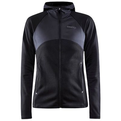 Craft ADV Essence Jersey Hood Jacket zwart dames S