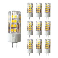 10x G4 LED Lamp - 3,2W 385lm - 3000K warm wit - Vervangt 30 Watt - G4 fitting - 12V Steeklamp - G4 LED Capsule