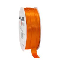 Cadeaulint/sierlint Satijn - 1 cm x 25 meter - oranje - cadeaus inpakken - decoratie