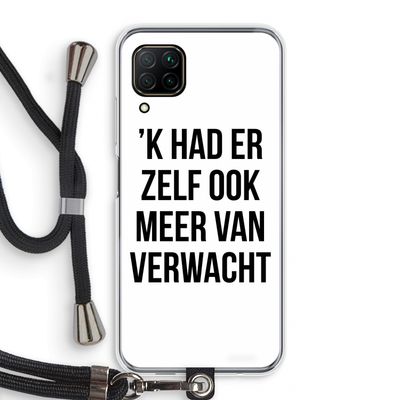Meer verwacht: Huawei P40 Lite Transparant Hoesje met koord