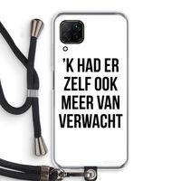 Meer verwacht: Huawei P40 Lite Transparant Hoesje met koord