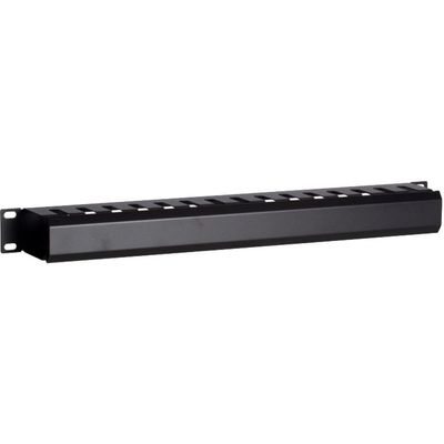 DSI 1U 19 inch metalen kabelgoot met schuifbedekking - DS-1902 kabelkanaal