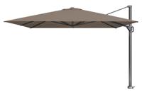 Platinum Challenger Telescope Zweefparasol premium - 3,5x3,5 cm. - Havana Taupe
