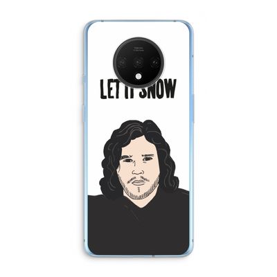 Let It Snow: OnePlus 7T Transparant Hoesje
