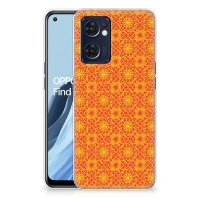 OPPO Reno 7 5G | Find X5 Lite | TPU bumper | Batik Oranje