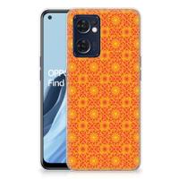 OPPO Reno 7 5G | Find X5 Lite | TPU bumper | Batik Oranje