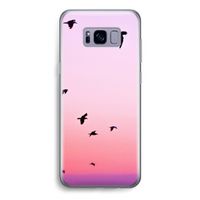 Fly away: Samsung Galaxy S8 Transparant Hoesje