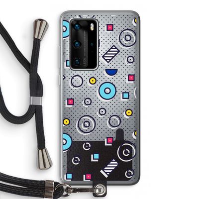 8-bit N°9: Huawei P40 Pro Transparant Hoesje met koord