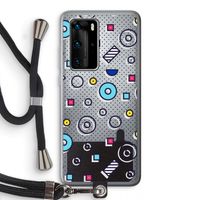 8-bit N°9: Huawei P40 Pro Transparant Hoesje met koord