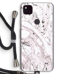 Mengelmoes: Pixel 4a 5G Transparant Hoesje met koord