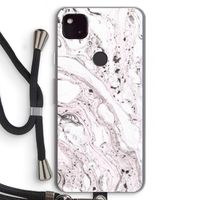 Mengelmoes: Pixel 4a 5G Transparant Hoesje met koord