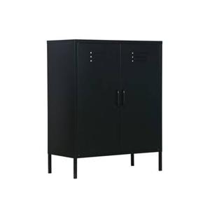 MaximaVida metalen lockerkast Finn 80 x 40 x 102 cm zwart