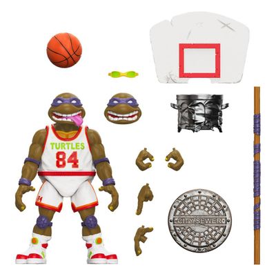 Teenage Mutant Ninja Turtles Ultimates Action Figure Slam Dunkin' Don 18 cm Teenage Mutant Ninja Turtles Ultimates Action Figure Slam Dunkin' Don 18 cm