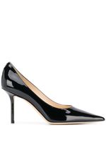 Jimmy Choo escarpins Love en cuir verni 85 mm - Noir