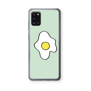 Spiegelei: Samsung Galaxy A31 Transparant Hoesje