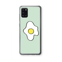 Spiegelei: Samsung Galaxy A31 Transparant Hoesje