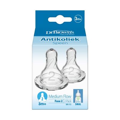 Speen standaard hals fles fase 2 2 Stuks