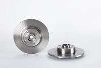 Remschijf BEARING DISC LINE BREMBO, Remschijftype: Massief, u.a. für Renault