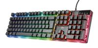 Trust GXT 835 Azor Qwerty US Gaming Toetsenbord - Zwart, RGB